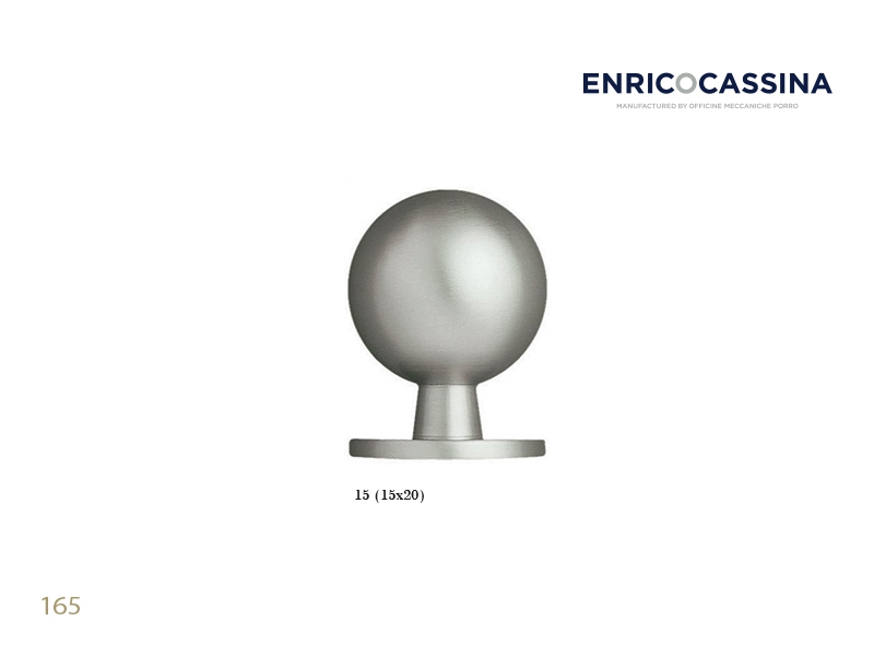 Мебельная ручка Enrico Cassina 165 матовый хром