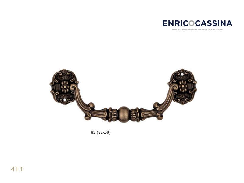 Мебельная ручка Enrico Cassina 413 матовая бронза