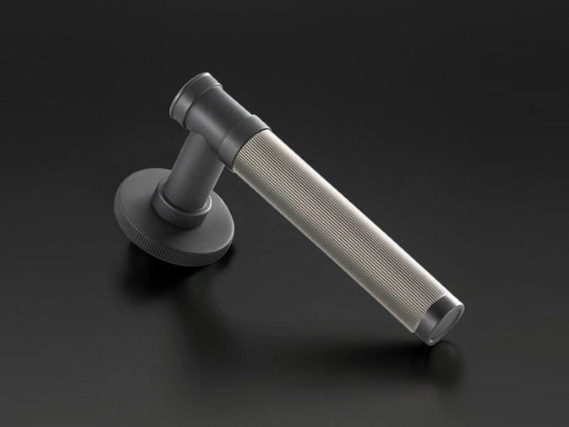 Дверная ручка на розетке Frank Allart nw1203493 чернёная латунь