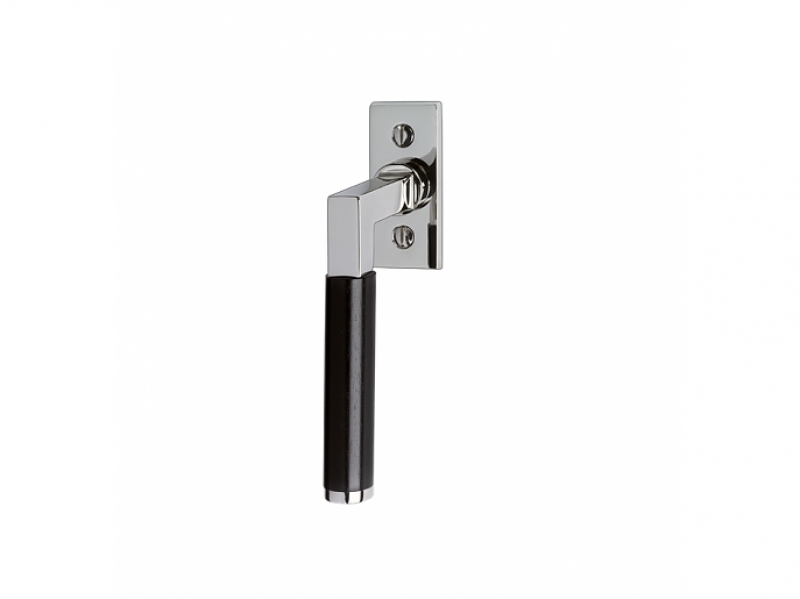 Оконная ручка P.Bisschop BAUHAUS Ebenholz 1920/R/72 полированный хром