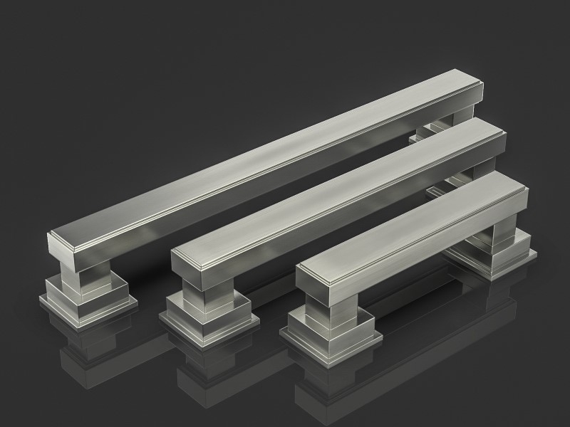 Мебельная ручка Oliver Knights Breunor CH III матовый никель