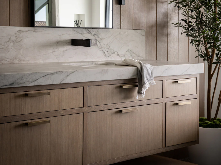 Мебельная ручка-скоба Armac Martin QUINTON 50мм матовая бронза