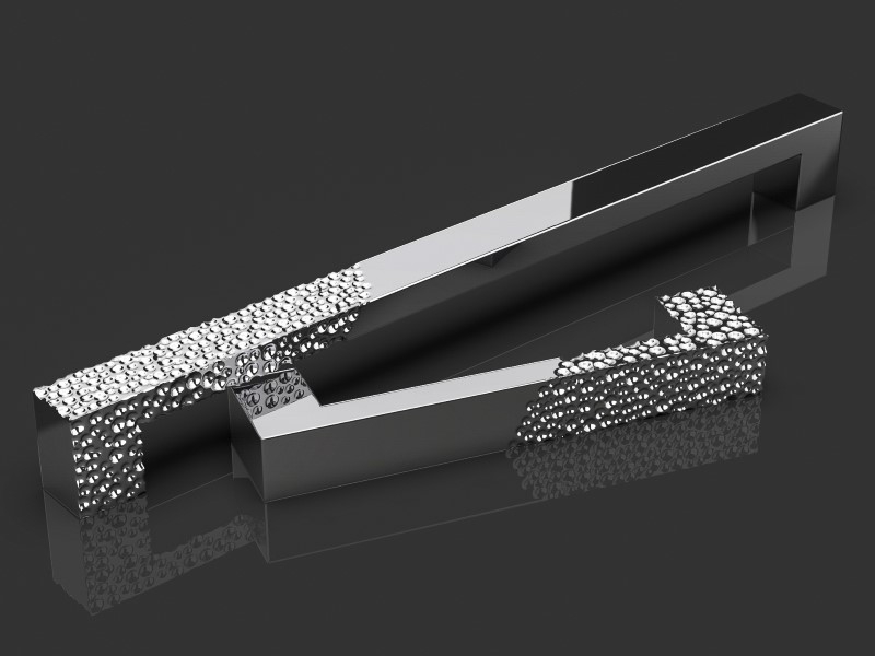 Мебельная ручка Oliver Knights Drake CH II полированный никель