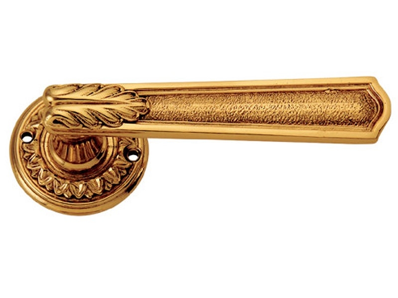 Дверная ручка на розетке Enrico Cassina ELEONORE C00711 французское золото