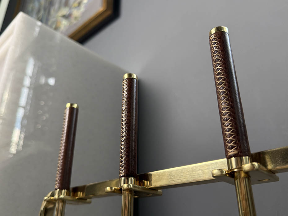 Каминный набор FURNITEK FG-05020 полированная латунь