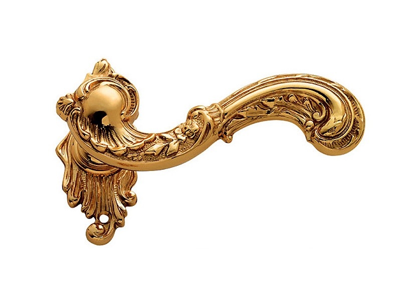 Дверная ручка на розетке Enrico Cassina MARIE C12811 золото