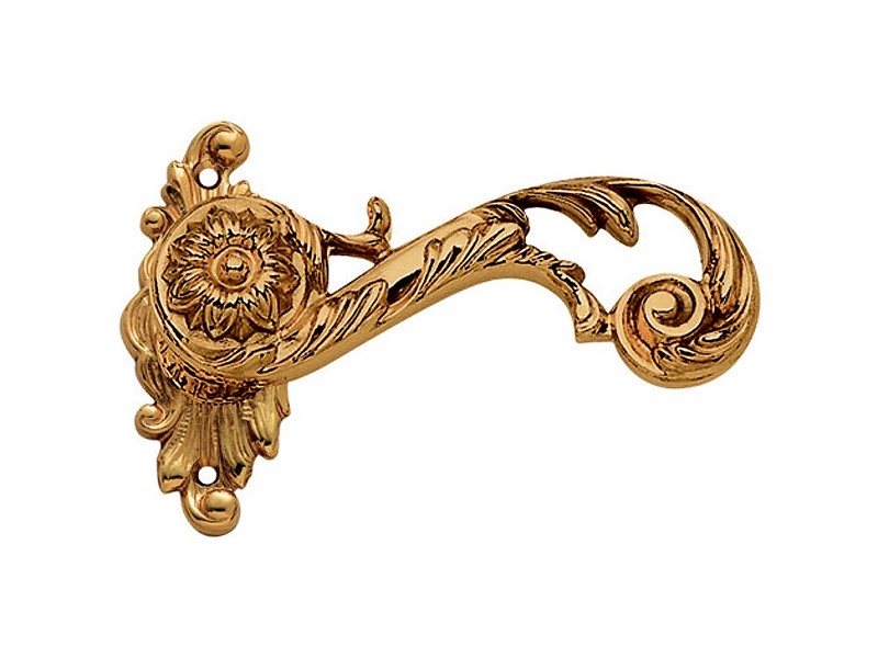 Дверная ручка на розетке Enrico Cassina POMPADOUR C11911 золото