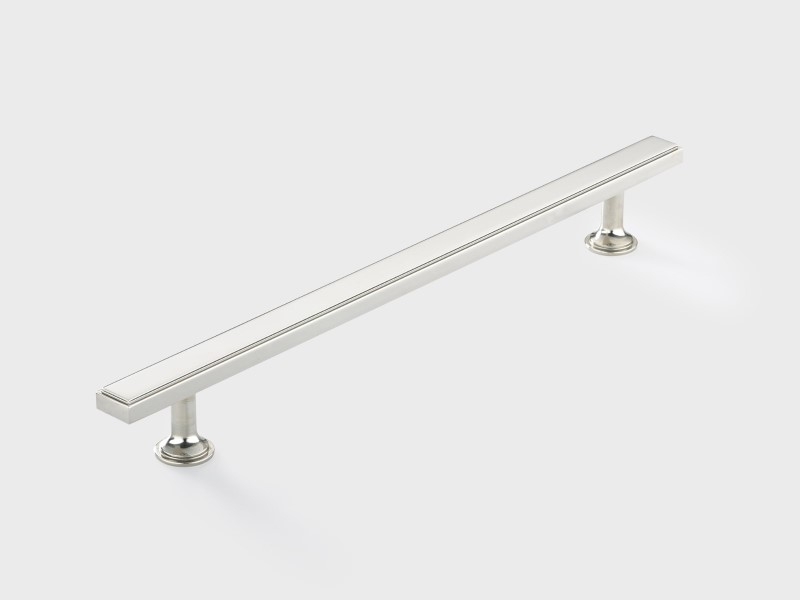 Мебельная ручка-скоба Armac Martin Rotunda полированный никель