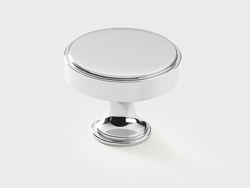 Мебельная ручка-кнопка Armac Martin Rotunda полированный хром