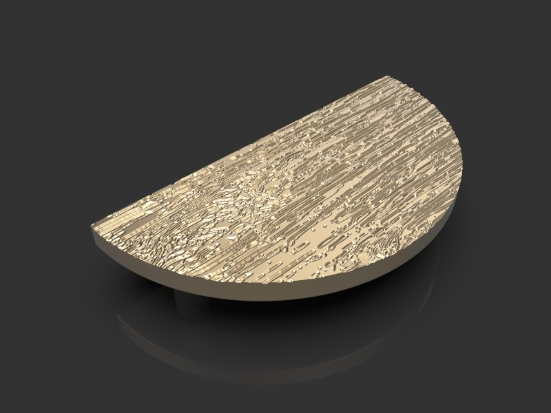 Мебельная ручка Oliver Knights Serlo CP I полированная латунь