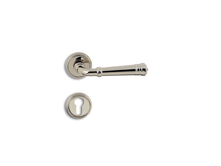 Дверная ручка на розетке Salice Paolo BORBONE 2020 из никеля