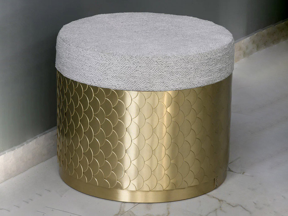 Банкетка Ar-Deco FG-029 матовая латунь