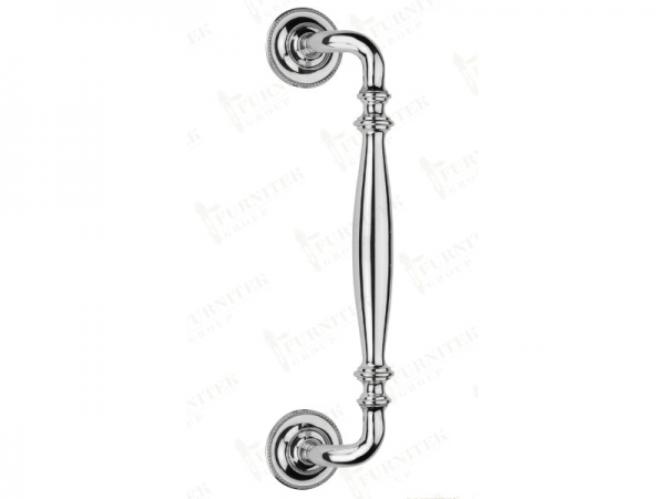 Дверная ручка-скоба Frank Allart 1986B полированный хром