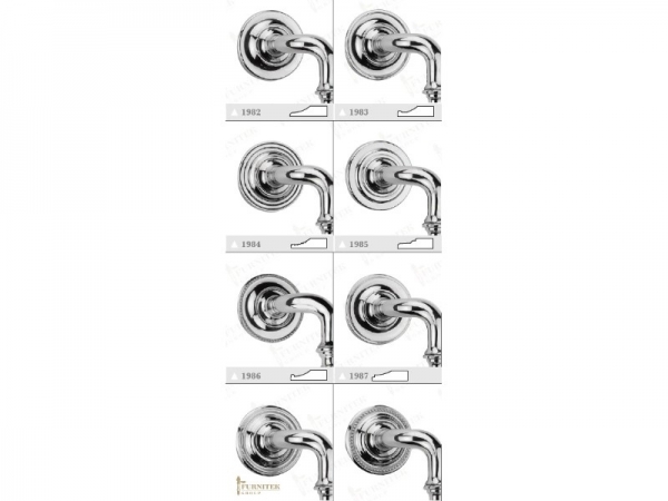 Дверная ручка-скоба Frank Allart 1986B хром