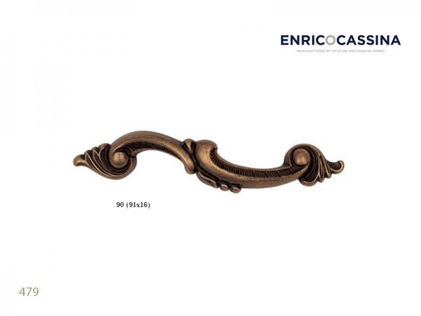 Мебельная ручка Enrico Cassina 479 матовая бронза