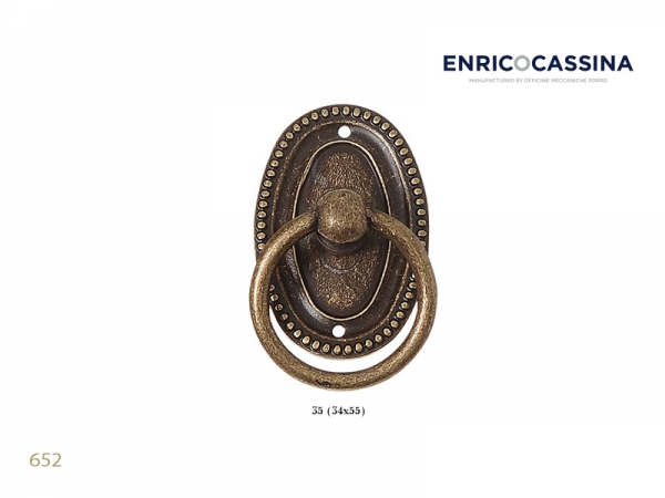 Мебельная ручка Enrico Cassina 652 матовая бронза