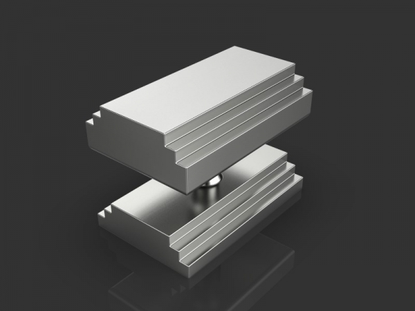 Центральная ручка-кноб Oliver Knights Amr матовый никель