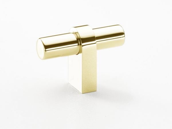Мебельная ручка Т-образная Armac Martin Arbar полированная латунь