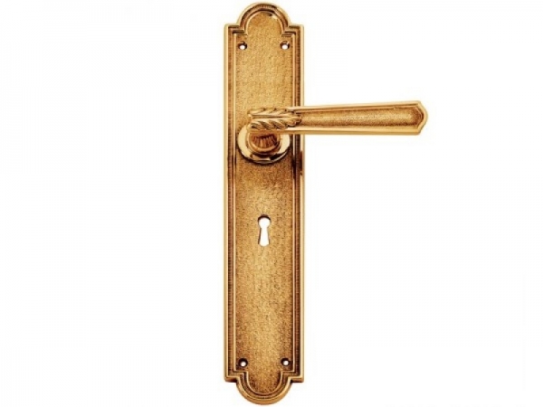 Дверная ручка на планке Enrico Cassina ELEONORE C французское золото