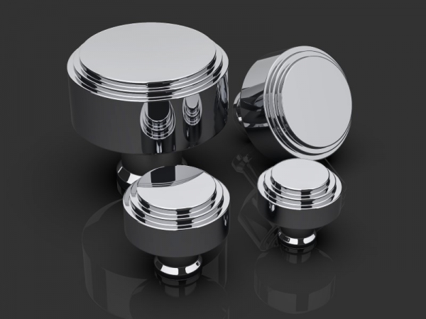 Мебельная ручка Oliver Knights Ginglain CH I матовый хром