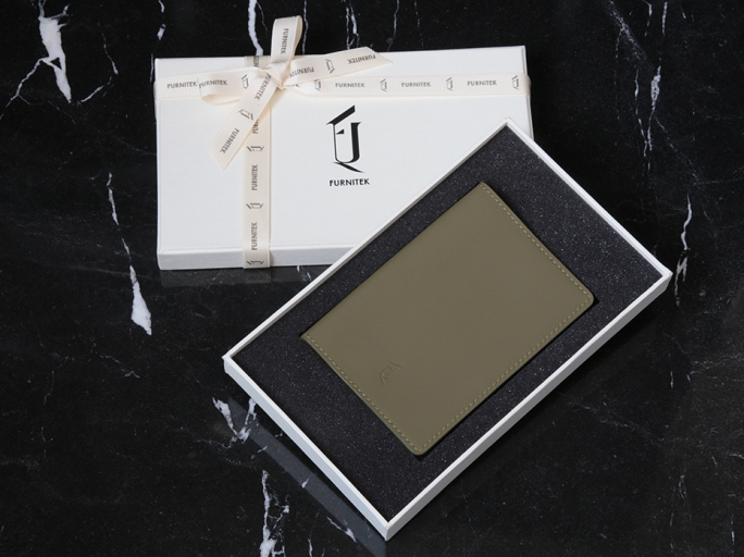 Обложка кожаная на паспорт FURNITEK модель FG-0202513 в подарочной коробке