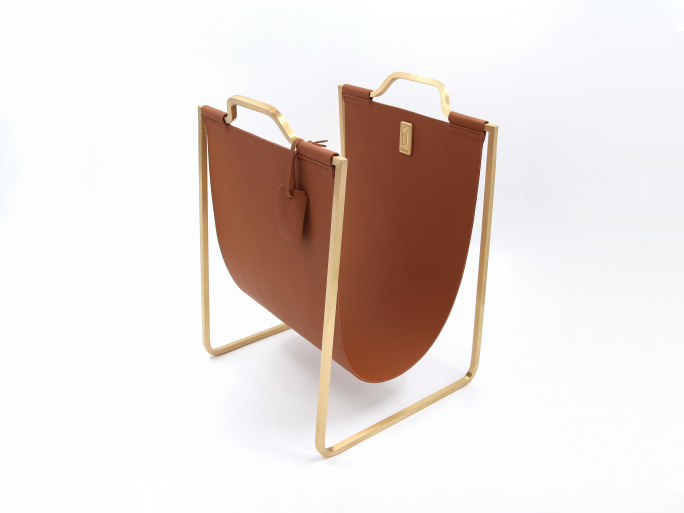 Подставка под сумки FG-121 матовая латунь