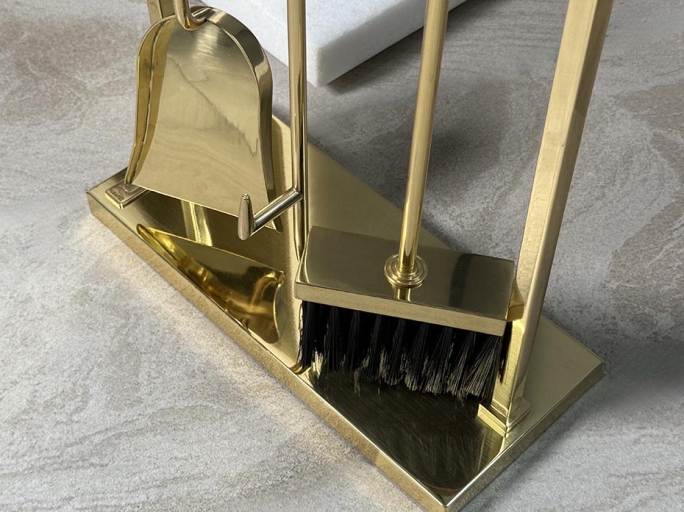 Каминный набор FURNITEK FG-05020 полированная латунь