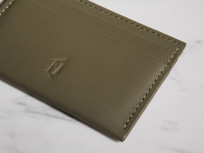 Картхолдер из натуральной кожи FURNITEK модель FG-041004 Elegance Power Green №16