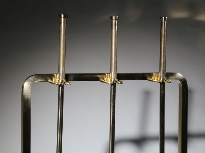 Каминный набор FURNITEK FG-05010 полированная латунь