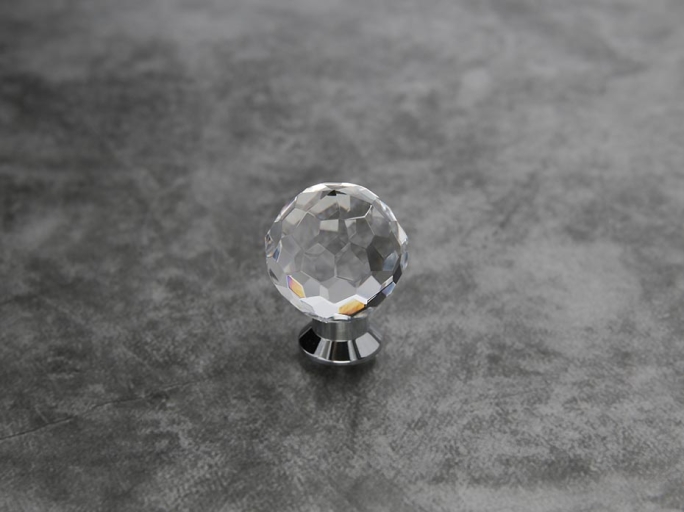 Мебельная ручка кнопка Salice Paolo DIAMANTE 445BISC полированный хром