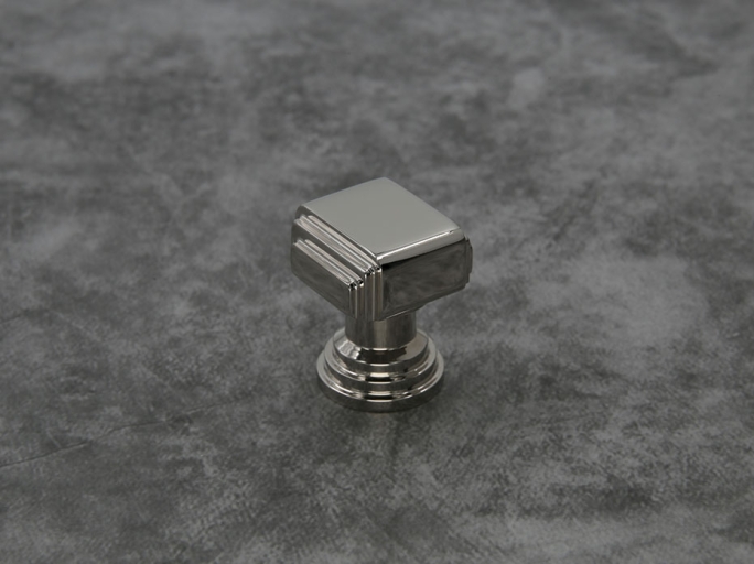 Мебельная ручка кнопка Oliver Knights CH Amr 25мм полированный никель