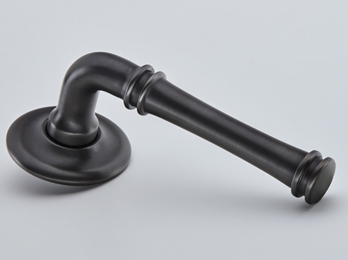 Дверная ручка на розетке Croft Impulse 7021COV57D чёрный