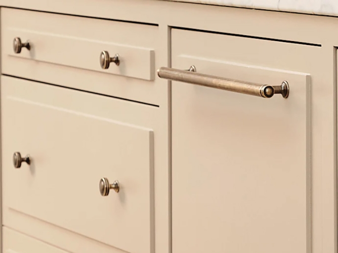 Мебельная ручка-кнопка Armac Martin Corona 25 мм полированный никель