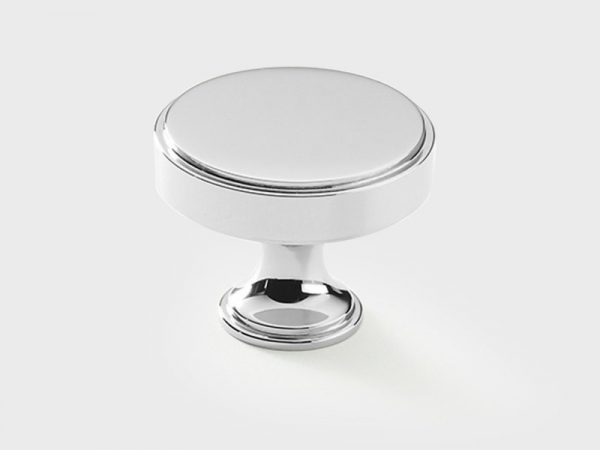 Мебельная ручка-кнопка Armac Martin Rotunda полированный хром