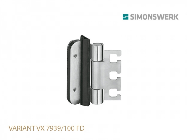 Петля оконная SIMONSWERK VARIANT VX 7939/100 FD до 100 кг матовый никель