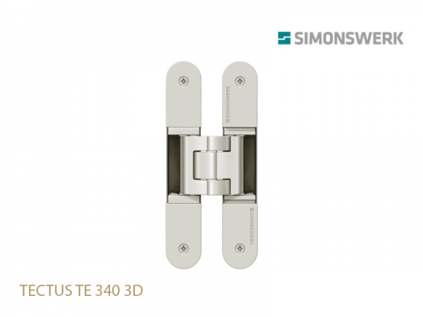 Петля скрытая SIMONSWERK TECTUS TE 340 3D до 80 кг матовый никель