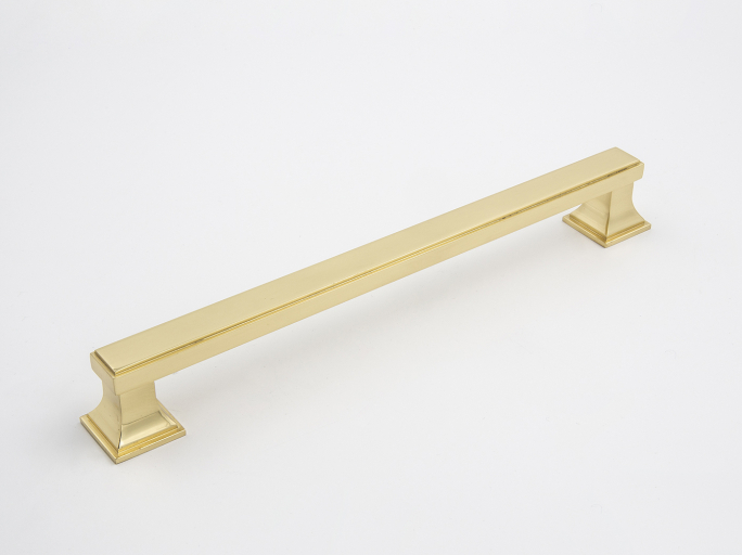 Мебельная ручка-скоба Armac Martin Jefferson 227 мм полированная латунь