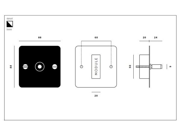 Выключатель тумблерный Buster & Punch одинарный UK-TO-CO-1G-BL латунь
