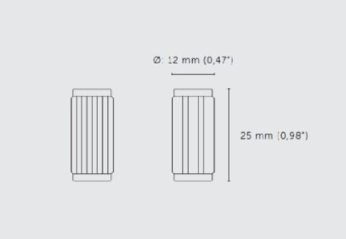Мебельная ручка кнопка на планке Buster & Punch GFK-05321 латунь