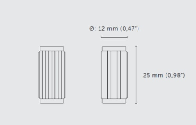 Мебельная ручка кнопка на планке Buster & Punch GFK-02323 латунь