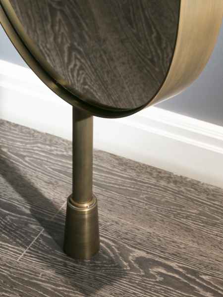 Латунная стойка с зеркалом поворотная