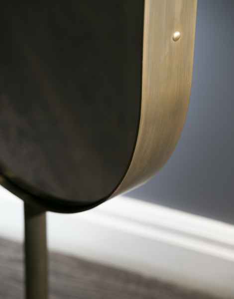 Латунная стойка с зеркалом поворотная